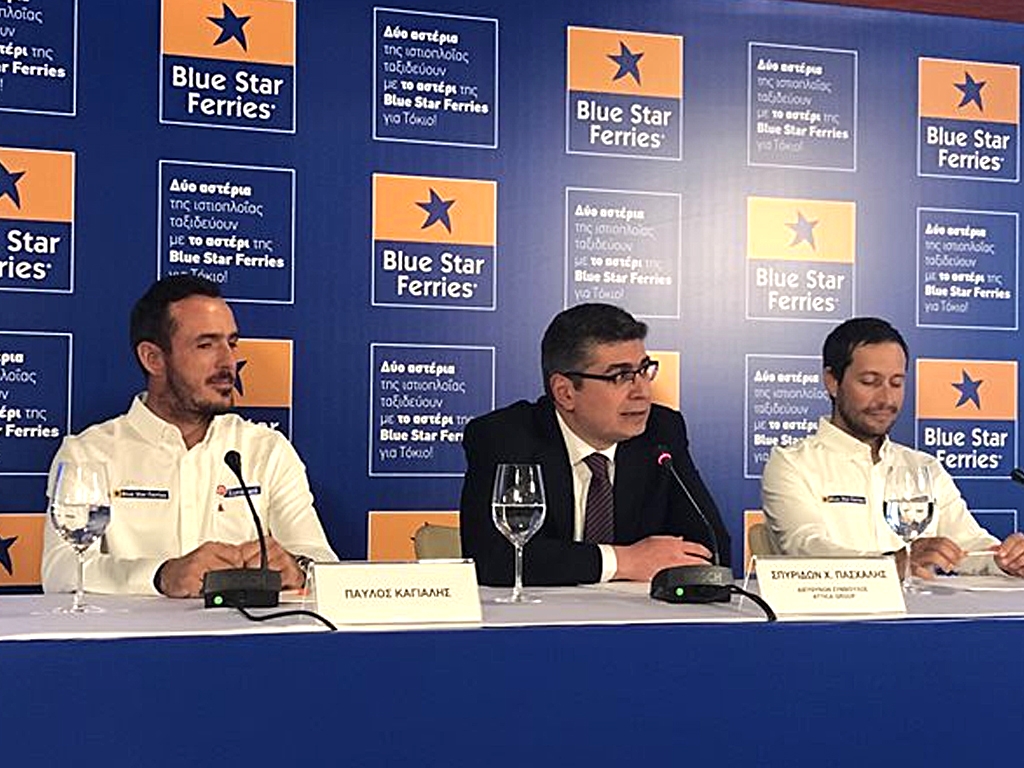 Με το αστέρι της Blue Star Ferries βάζουν πλώρη για τους Ολυμπιακούς Αγώνες του Τόκιο οι Παν. Μάντης και Π. Καγιαλής