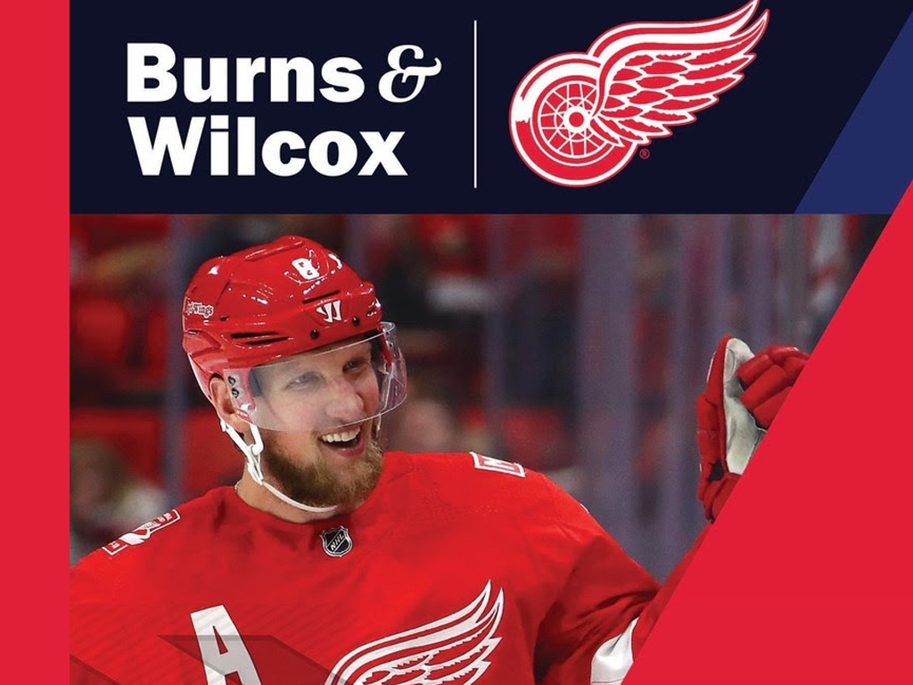 Burns & Wilcox Announces Official Sponsorship of Detroit Red Wings Alternate Captain Justin Abdelkader