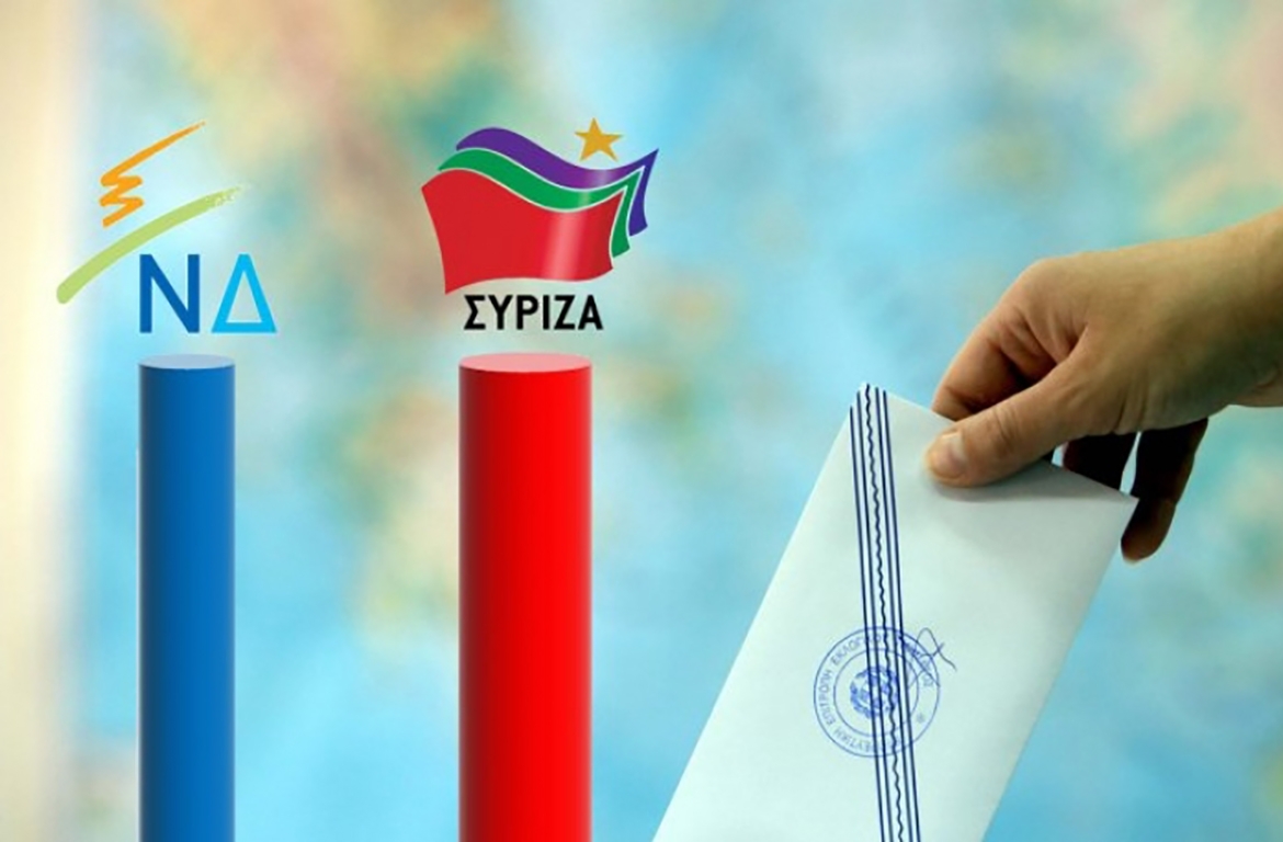 Δημοσκόπηση: Σταθερό προβάδισμα 10 μονάδων της Ν.Δ.